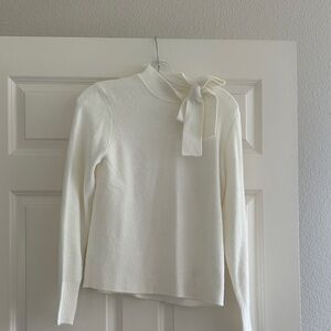 J. Crew Soft Cream Knit Sweater